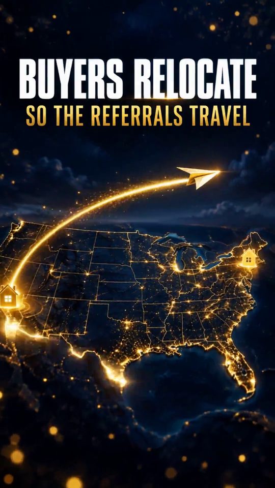 Buyers relocate, so the referrals travel
